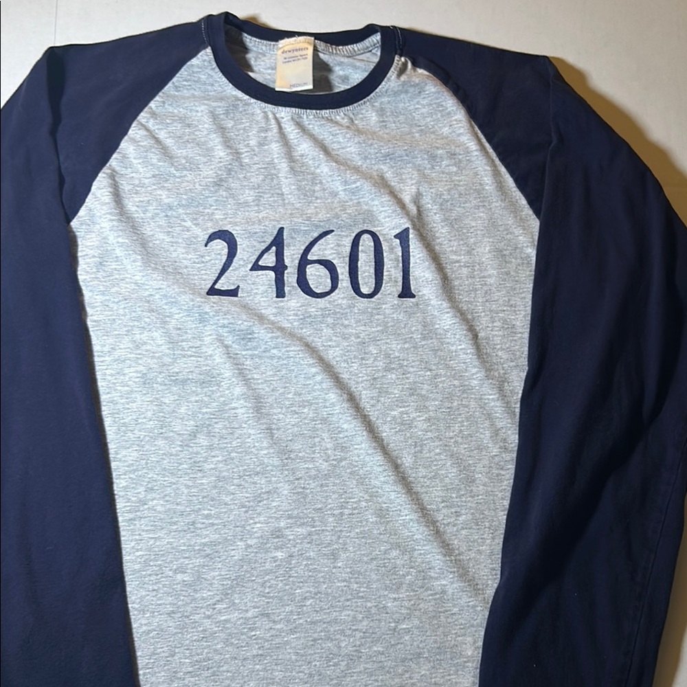 Les Miserables London Navy and Gray Raglan Shirt